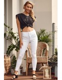 Taillierte weiße Jeanshose 330 – Online-Shop – Boutique